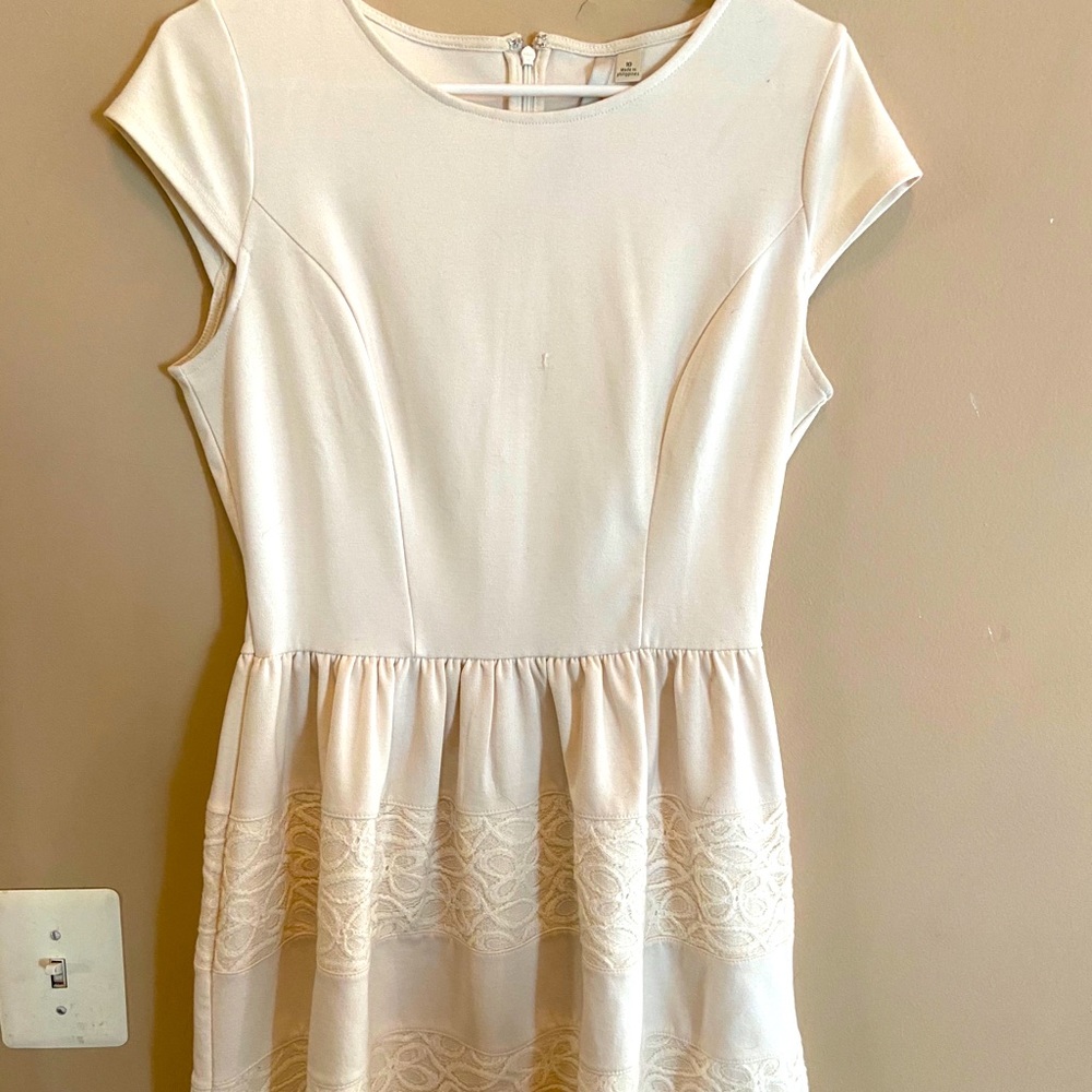 White Lauren Conrad dress size 10